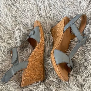 Rockport Wedges - light blue - size 8